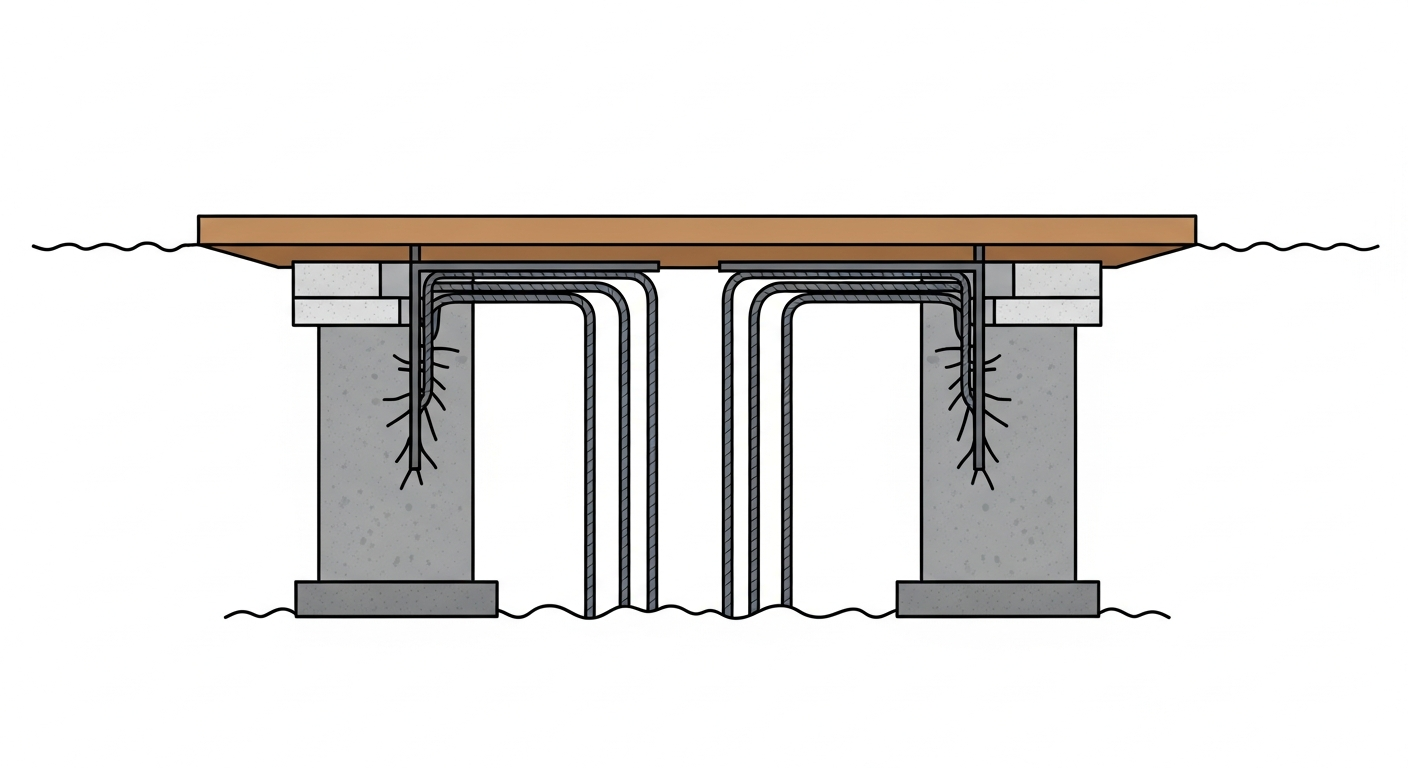 Comment assurer la liaison entre le plancher et les murs porteurs?