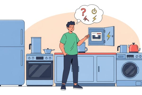 Comment choisir un disjoncteur adapté à des appareils électroménagers puissants ?