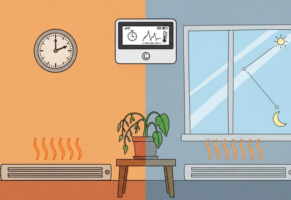 Comment contrôler le chauffage électrique avec un thermostat programmable?