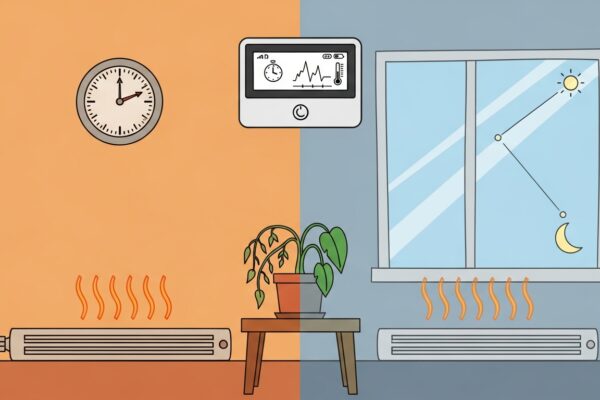 Comment contrôler le chauffage électrique avec un thermostat programmable?