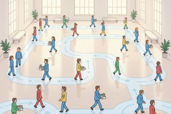 Comment créer une zone de circulation fluide dans une grande pièce?