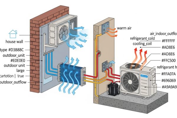 Comment fonctionne un système de climatisation split?