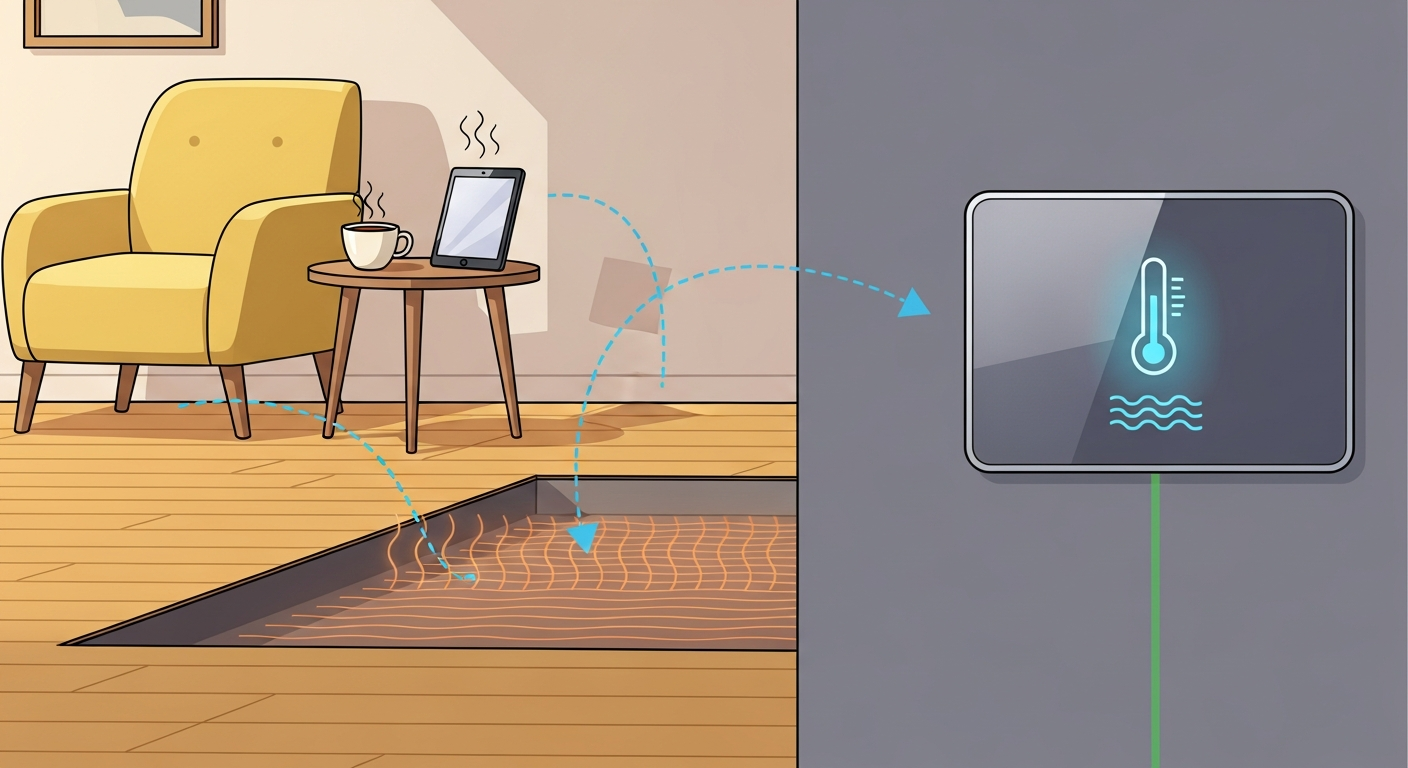 Comment intégrer la domotique à un système de chauffage au sol?