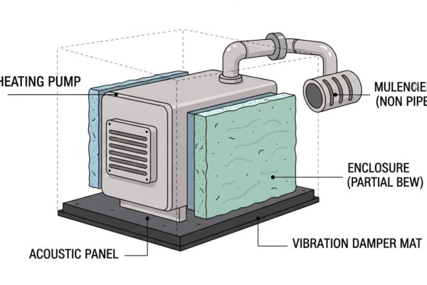 Comment réduire le bruit généré par une pompe à chaleur?