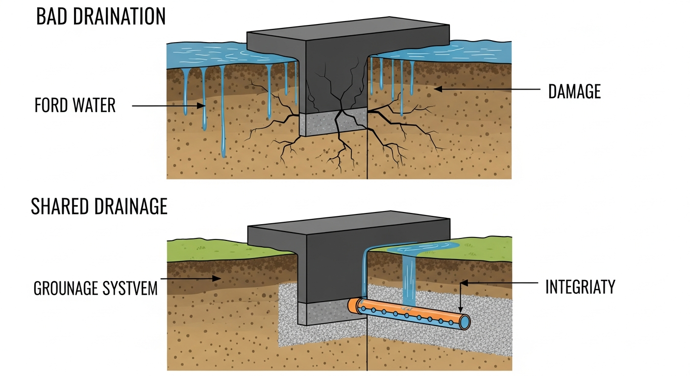 Quelle est l’importance du drainage autour des fondations?