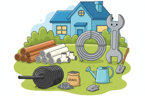 Quels matériaux conviennent pour une installation de plomberie extérieure?