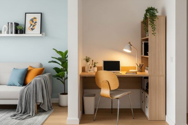 Comment aménager un coin bureau dans une pièce à vivre?