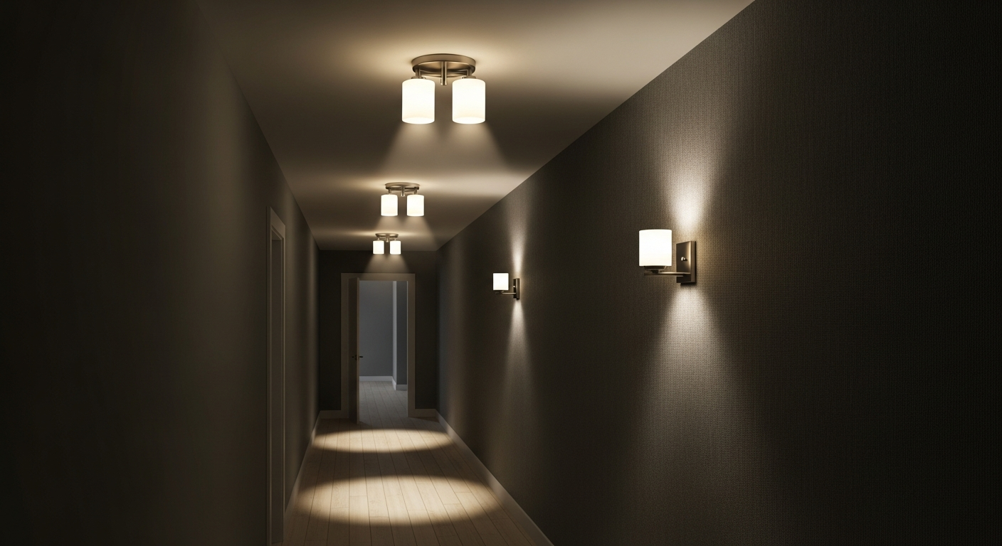 Comment choisir les luminaires pour un couloir sombre?