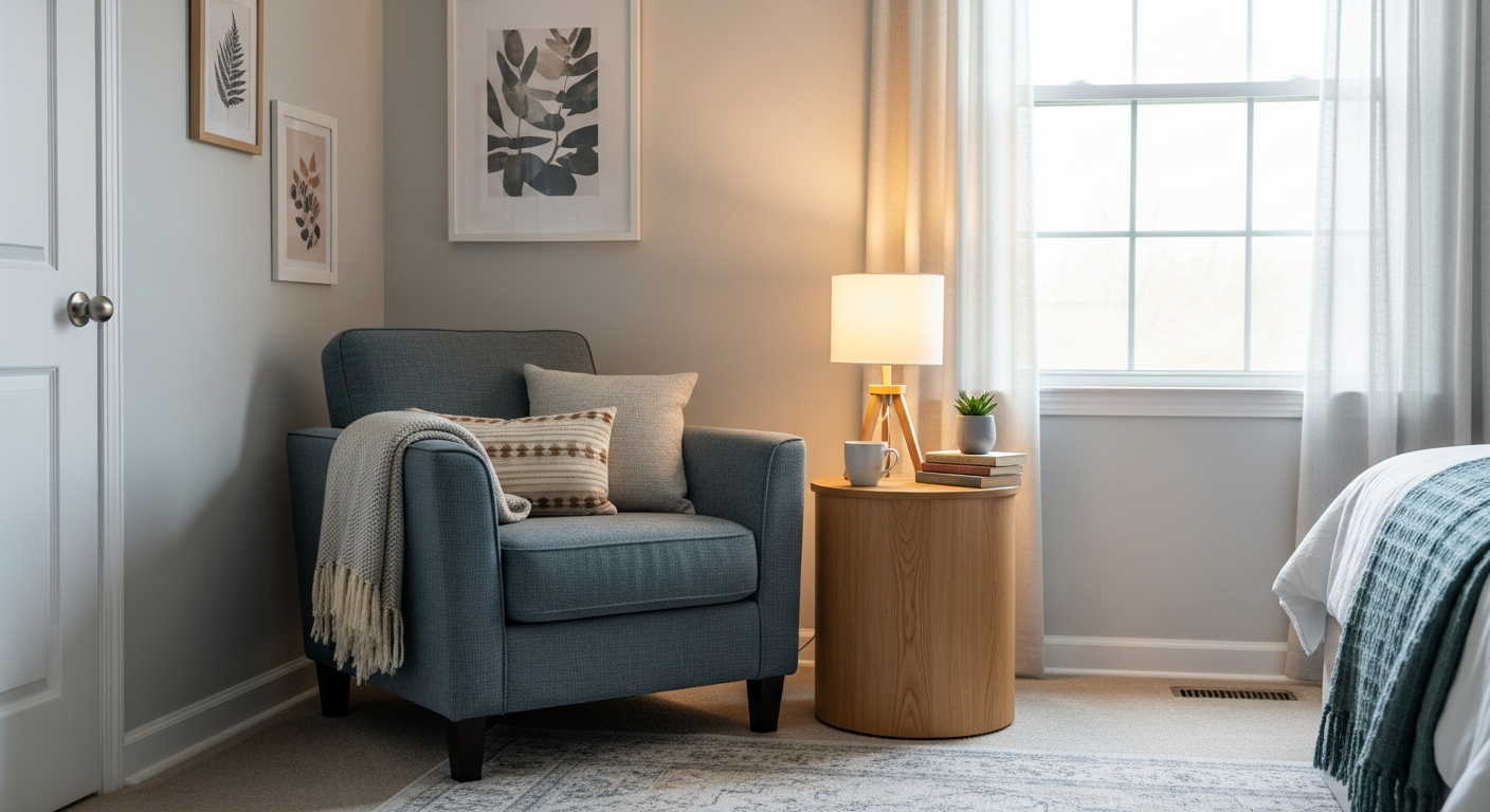 Comment créer un espace de lecture cosy dans une chambre?