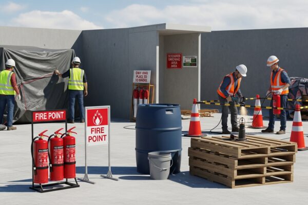 Comment garantir la sécurité incendie sur un chantier?