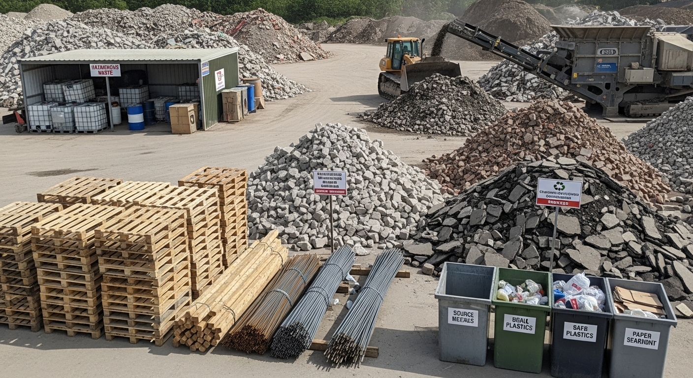 Comment gérer les déchets issus des travaux?