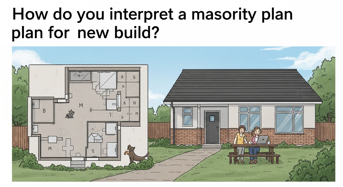 Comment interpréter un plan de maçonnerie pour une construction neuve?