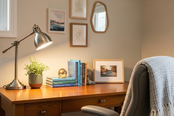 Quels accessoires déco pour personnaliser un espace de bureau à domicile?