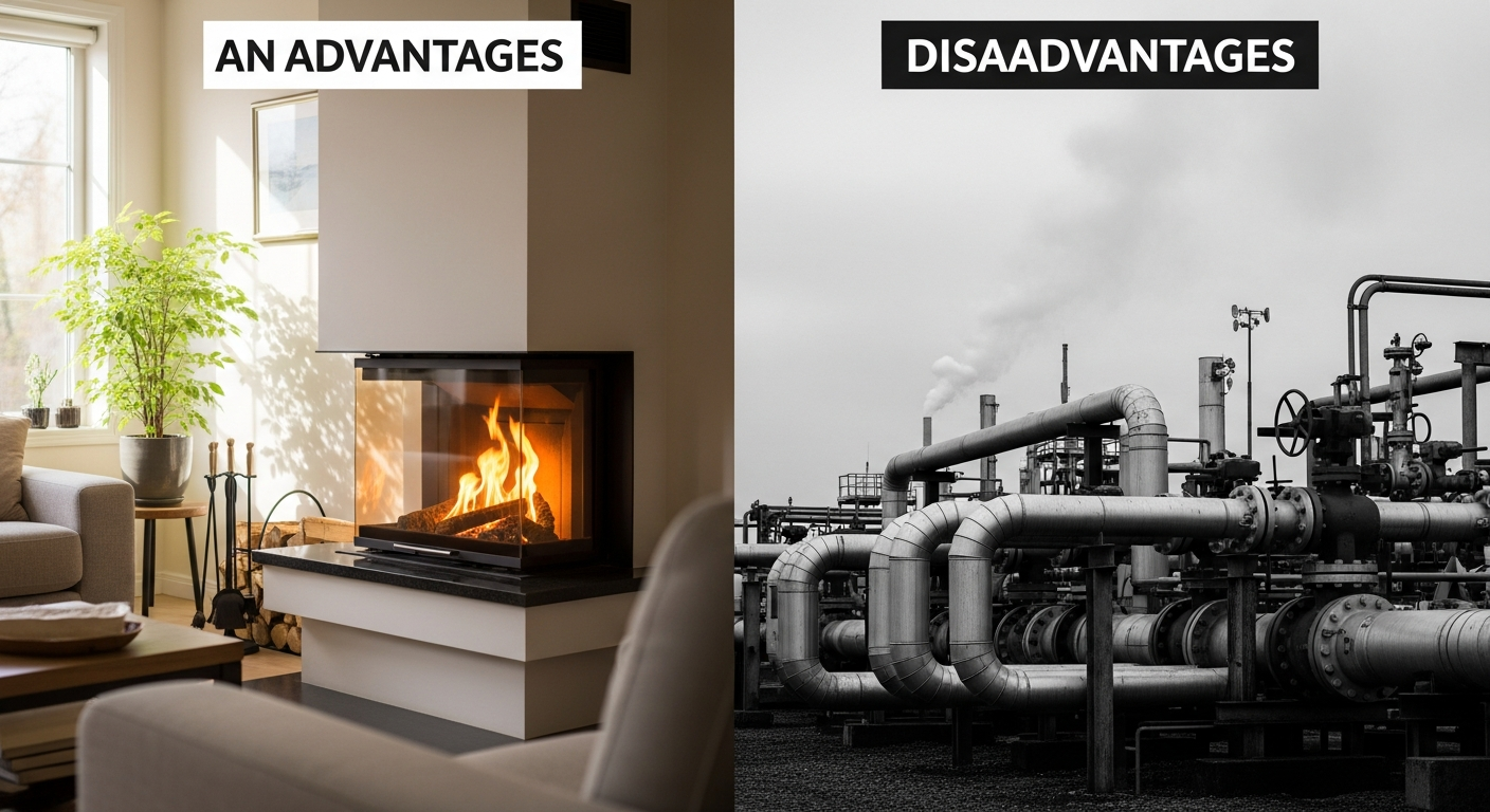 Quels sont les avantages et les inconvénients du chauffage au gaz naturel?