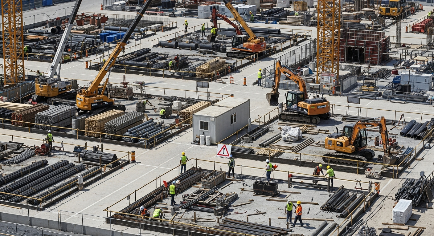 Comment organiser un chantier de construction pour une meilleure efficacité?