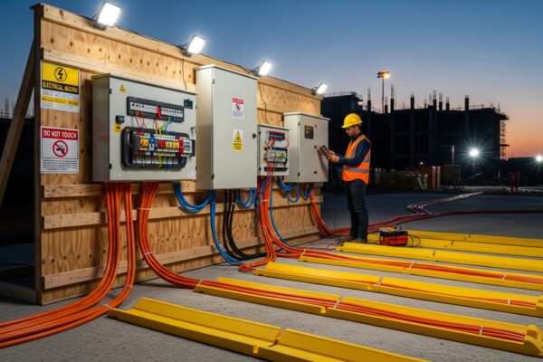 Comment sécuriser les installations électriques provisoires?