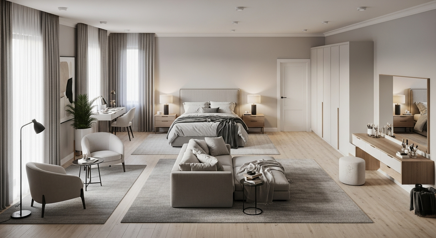 Comment structurer l’espace dans une chambre parentale?