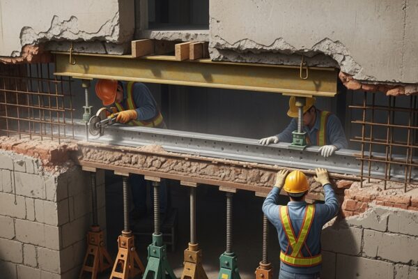 Quelles sont les techniques pour réaliser une ouverture dans un mur porteur?