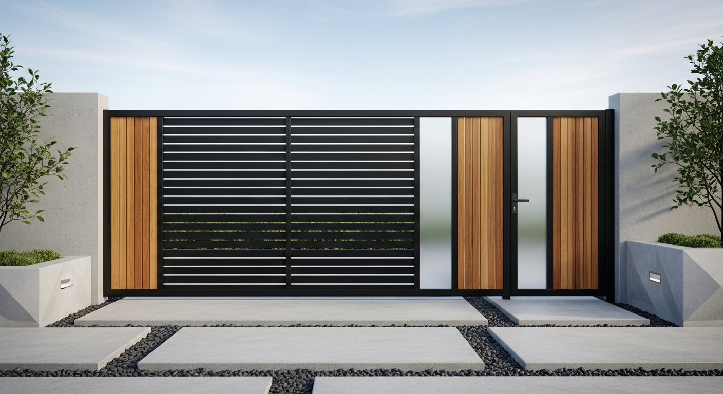 Quels matériaux choisir pour un portail extérieur moderne?