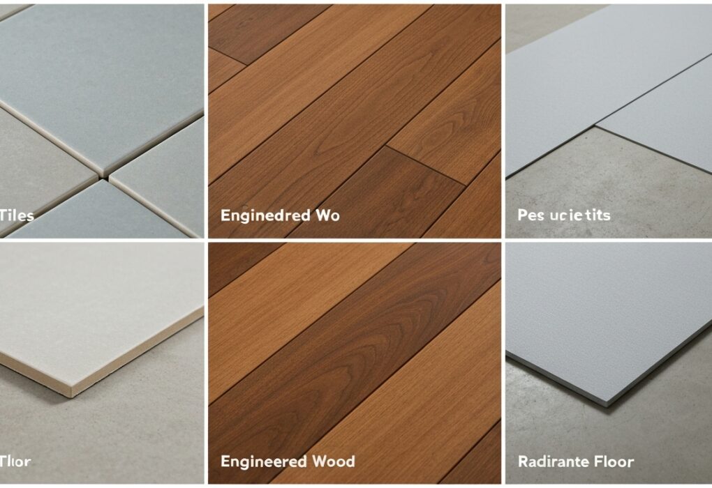 Quels matériaux privilégier pour un plancher chauffant rénové?