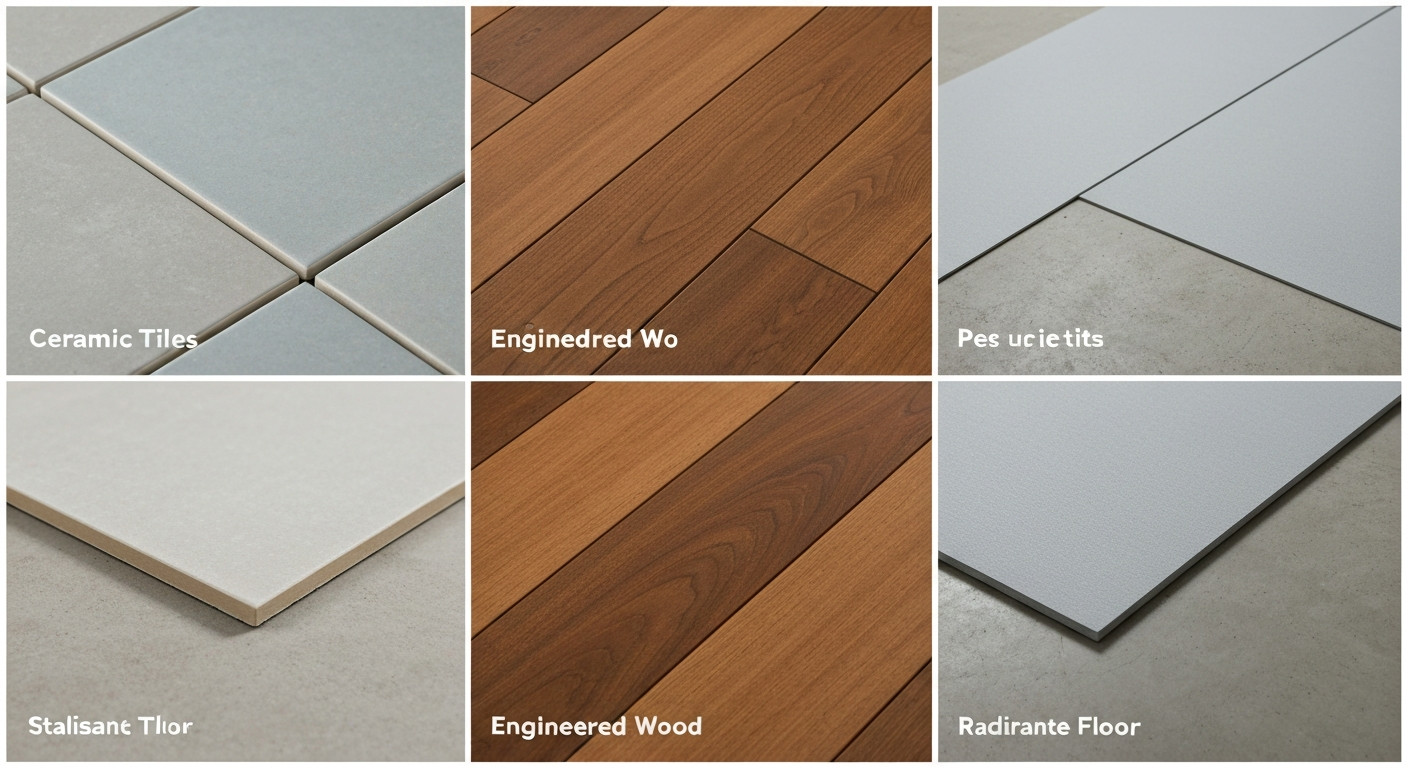 Quels matériaux privilégier pour un plancher chauffant rénové?
