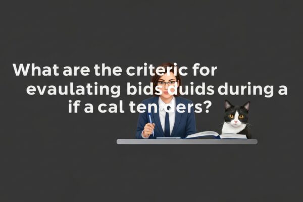 Quels sont les critères pour l’évaluation des offres lors d’un appel d’offres?